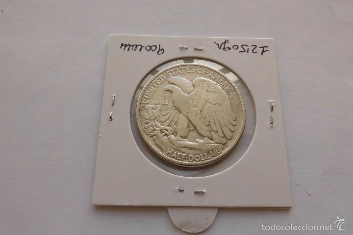 Monedas antiguas de Am&eacute;rica: 1/2 dolar 1943 USA - Foto 2