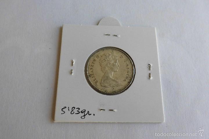 Monedas antiguas de Am&eacute;rica: Canada 25 cents 1967 EBC - Foto 2