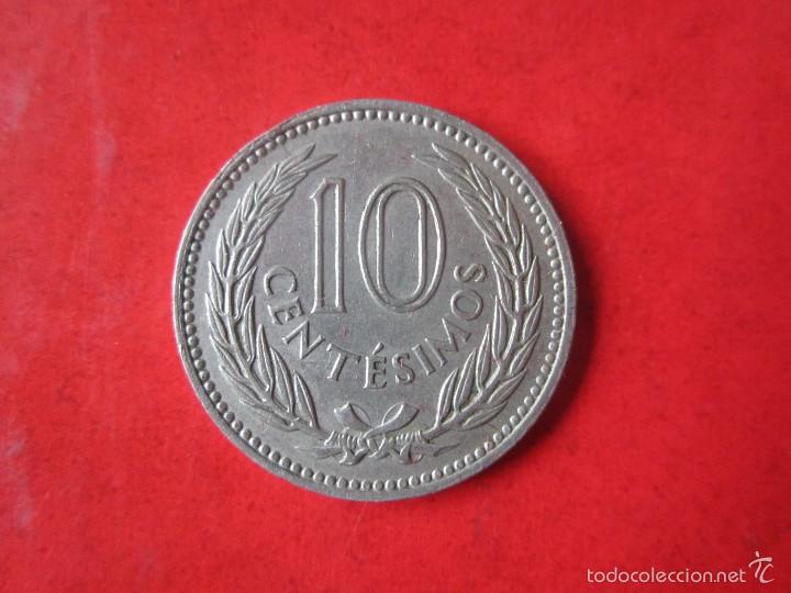 Monedas antiguas de Am&eacute;rica: Uruguay. 10 cent&eacute;simos de 1953 - Foto 2