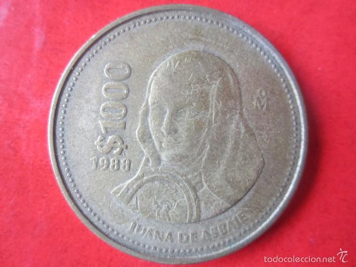 Monedas antiguas de Am&eacute;rica: Mexico. 1000 $ de 1988 - Foto 1