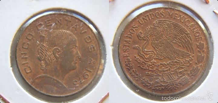 Monedas antiguas de Am&eacute;rica: MONEDA DE Mejico 5 centavos 1973 - Foto 1