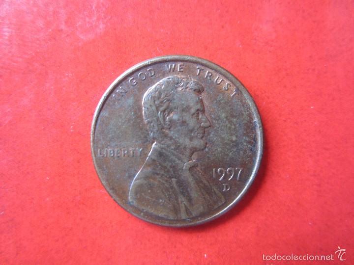 Monedas antiguas de Am&eacute;rica: Usa. 1 c&eacute;ntimo 1997.D - Foto 1