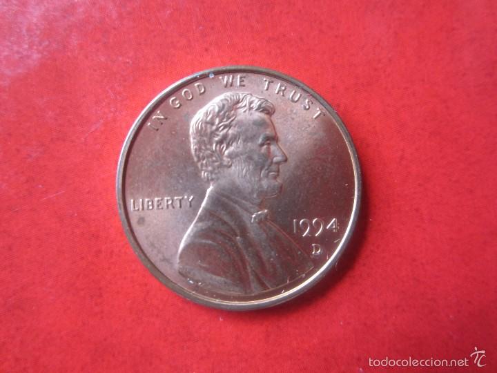 Monedas antiguas de Am&eacute;rica: Usa. 1 c&eacute;ntimo 1994. D - Foto 1