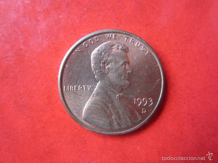Monedas antiguas de Am&eacute;rica: Usa. 1 c&eacute;ntimo 1993.D - Foto 1