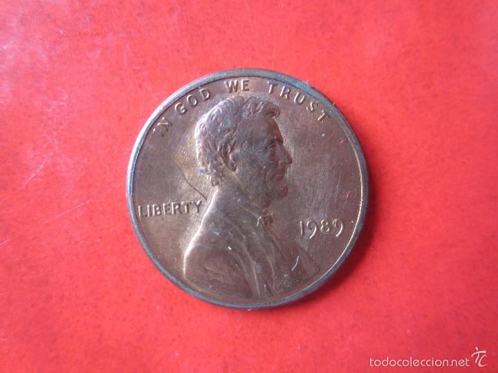 Monedas antiguas de Am&eacute;rica: Usa. 1 c&eacute;ntimo 1989 - Foto 1