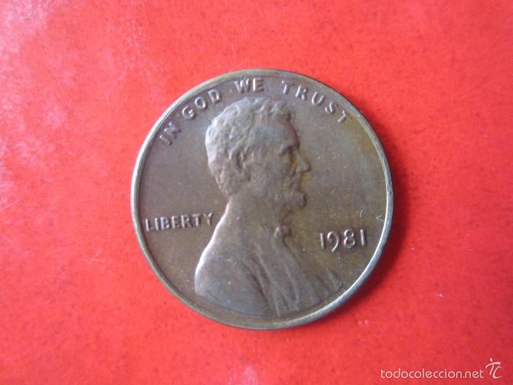 Monedas antiguas de Am&eacute;rica: Usa. 1 c&eacute;ntimo 1981 - Foto 1