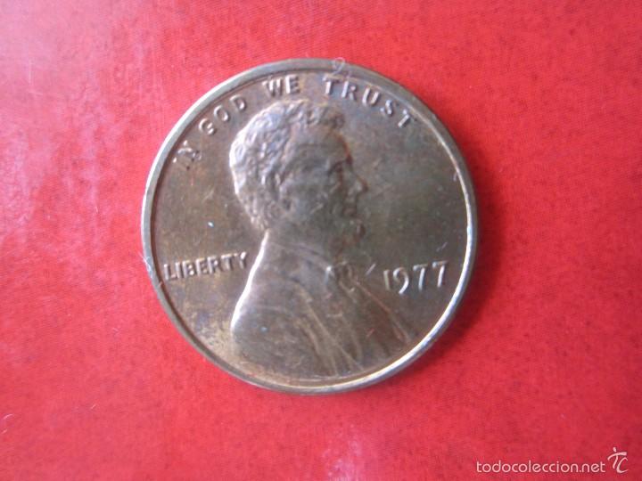 Monedas antiguas de Am&eacute;rica: Usa. 1 c&eacute;ntimo 1977 - Foto 1