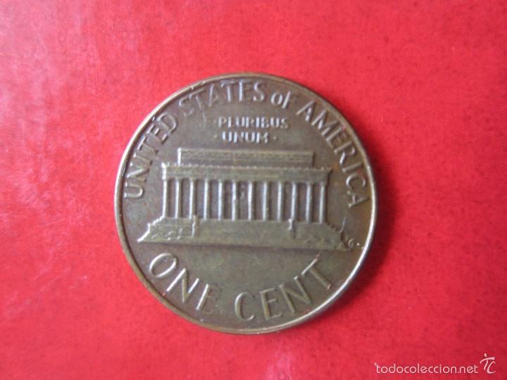 Monedas antiguas de Am&eacute;rica: Usa. 1 c&eacute;ntimo 1977. D - Foto 2