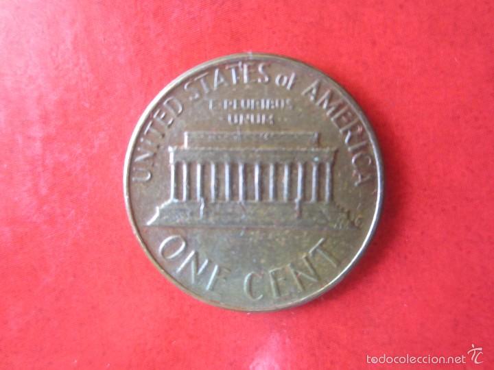 Monedas antiguas de Am&eacute;rica: Usa. 1 c&eacute;ntimo 1976. D - Foto 2