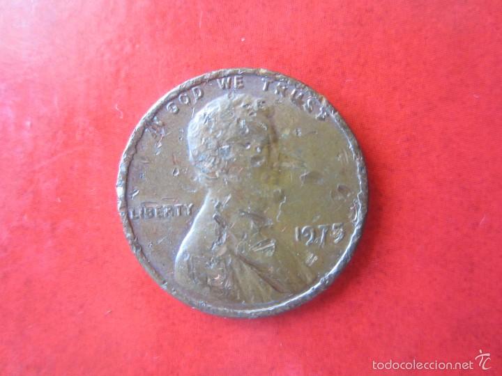 Monedas antiguas de Am&eacute;rica: Usa. 1 c&eacute;ntimo 1975 - Foto 1