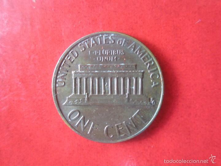 Monedas antiguas de Am&eacute;rica: Usa. 1 c&eacute;ntimo 1973. D - Foto 2