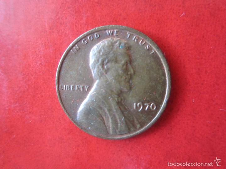 Monedas antiguas de Am&eacute;rica: Usa. 1 c&eacute;ntimo 1970 - Foto 1