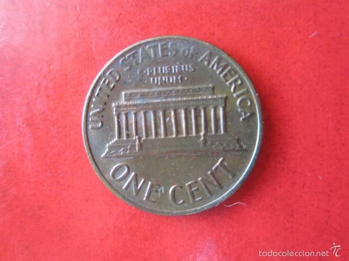 Monedas antiguas de Am&eacute;rica: Usa. 1 c&eacute;ntimo 1970. D - Foto 2