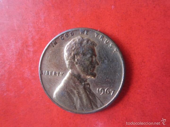 Monedas antiguas de Am&eacute;rica: Usa. 1 c&eacute;ntimo 1967 - Foto 1