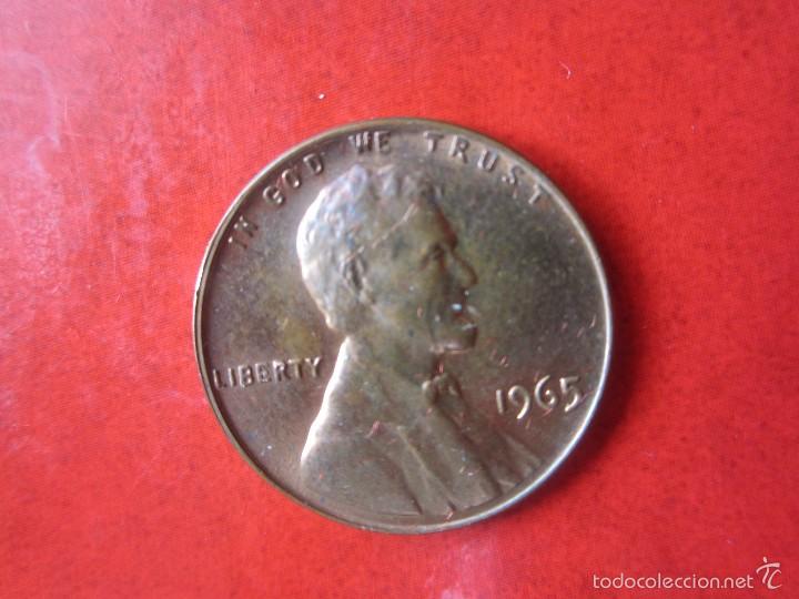 Monedas antiguas de Am&eacute;rica: Usa. 1 c&eacute;ntimo 1965 - Foto 1