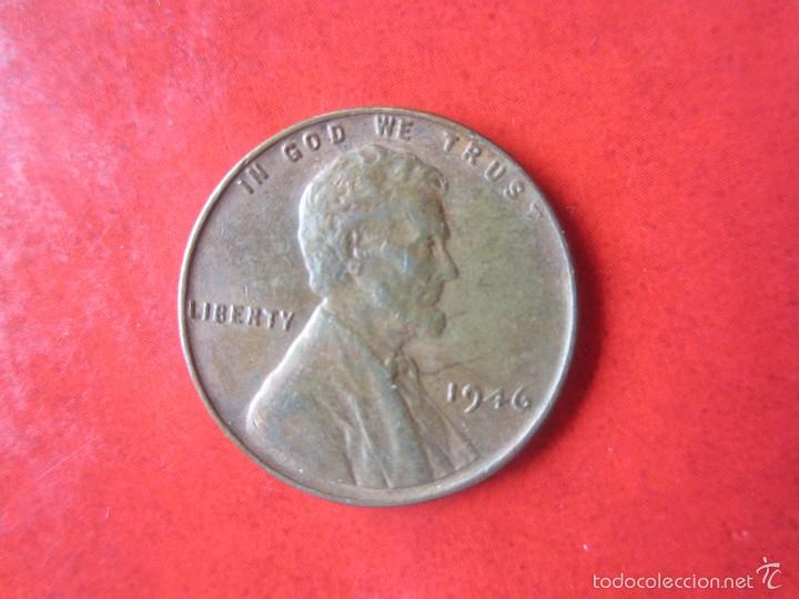 Monedas antiguas de Am&eacute;rica: Usa. 1 c&eacute;ntimo 1946 - Foto 1
