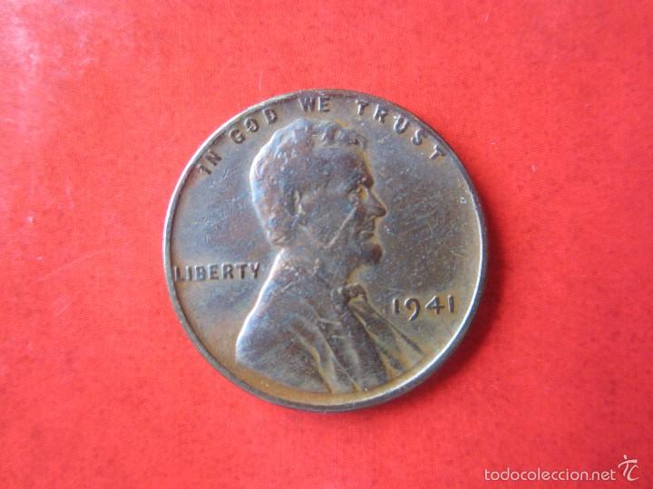 Monedas antiguas de Am&eacute;rica: Usa. 1 c&eacute;ntimo 1941 - Foto 1