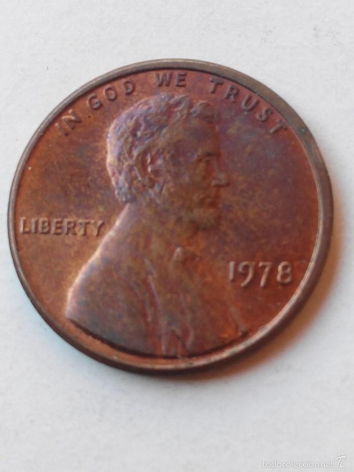 Monedas antiguas de Am&eacute;rica: MONEDA EEUU ONE CENT - 1 CENTAVO DOLAR 1978 CECA - Foto 1