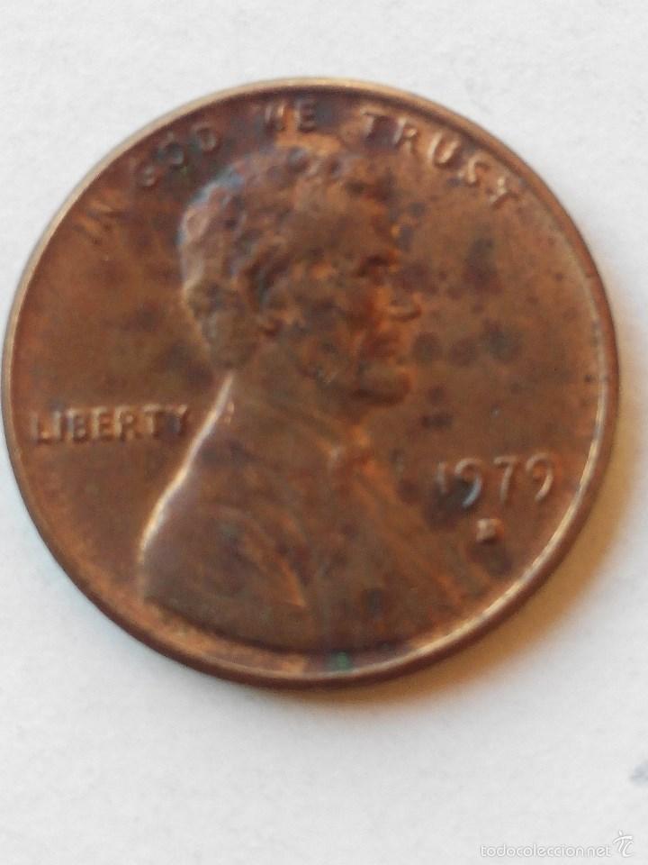 Monedas antiguas de Am&eacute;rica: MONEDA EEUU ONE CENT - 1 CENTAVO DOLAR 1979 CECA D. MBC - Foto 1