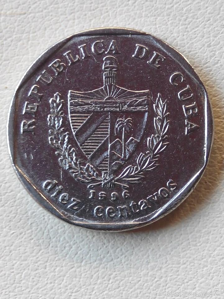 Monedas antiguas de Am&eacute;rica: MONEDA CUBA 10 CENTAVOS 1996.MBC - Foto 1