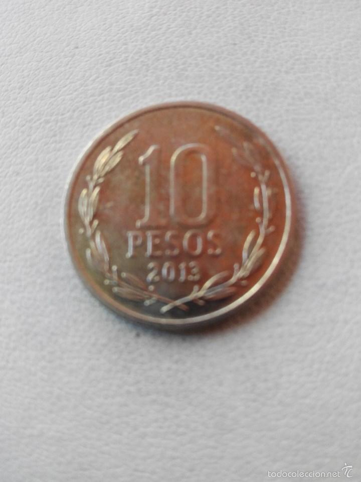 Monedas antiguas de Am&eacute;rica: MONEDA CHILE 10 PESOS 2013.EBC - Foto 2