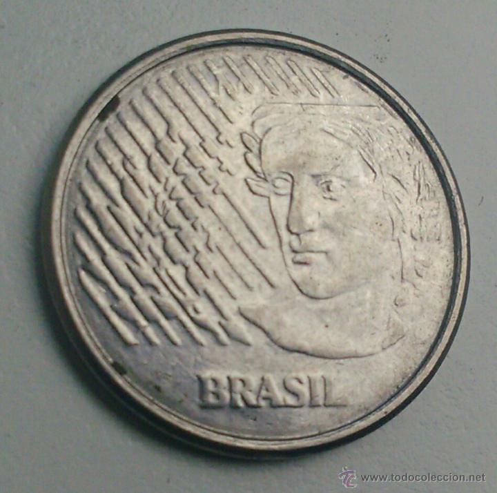Monedas antiguas de Am&eacute;rica: MONEDA BRASIL DE 10 CENTAVOS DE 1996 - Foto 2