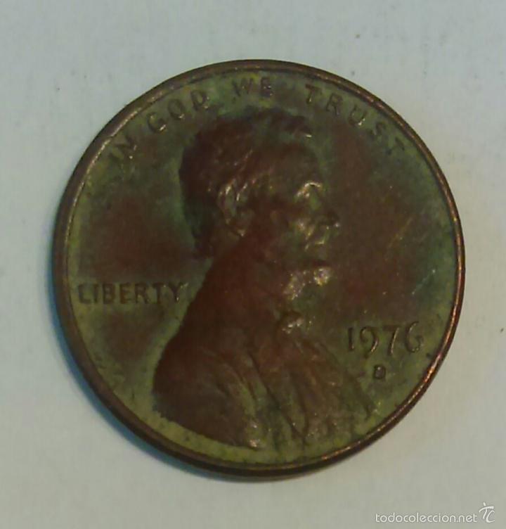 Monedas antiguas de Am&eacute;rica: EEUU *** 1 CENTAVO  *** A&Ntilde;O 1976 - Foto 2
