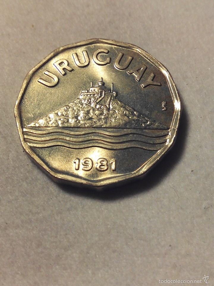 Monedas antiguas de Am&eacute;rica: MONEDA URUGUAY 20 CENTESIMOS 1981.SC - Foto 1