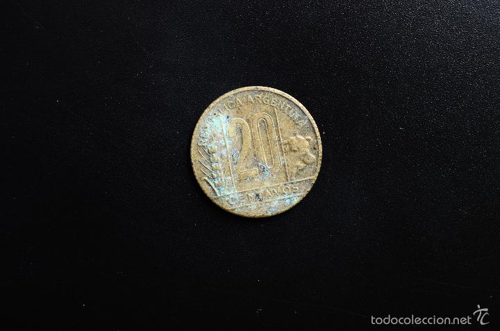 Monedas antiguas de Am&eacute;rica: ARGENTINA  -   20 CENTAVOS   -  1960  -  BC - Foto 2