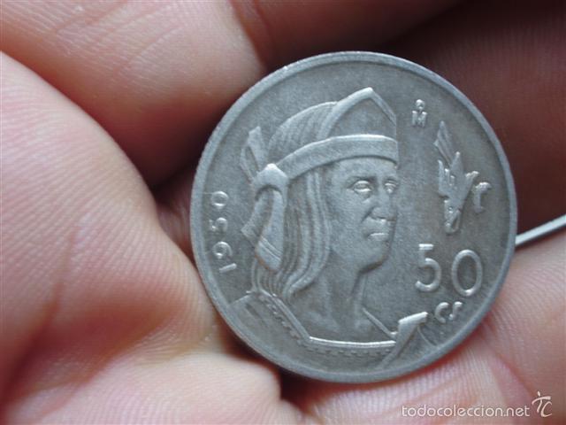 50 Cent Plata 1950 Mexico Buy Old Coins Of America At