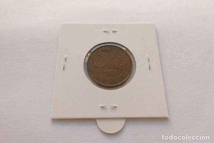 Monedas antiguas de Am&eacute;rica: Brasil 5 Centavos 1998 - Foto 2