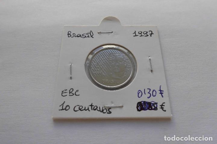 Monedas antiguas de Am&eacute;rica: Brasil 10 Centavos 1997 - Foto 1