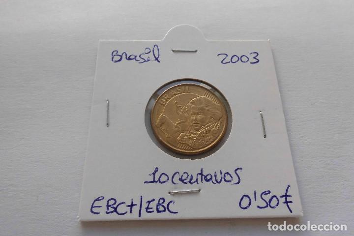 Monedas antiguas de Am&eacute;rica: Brasil 10 Centavos 2003 - Foto 1