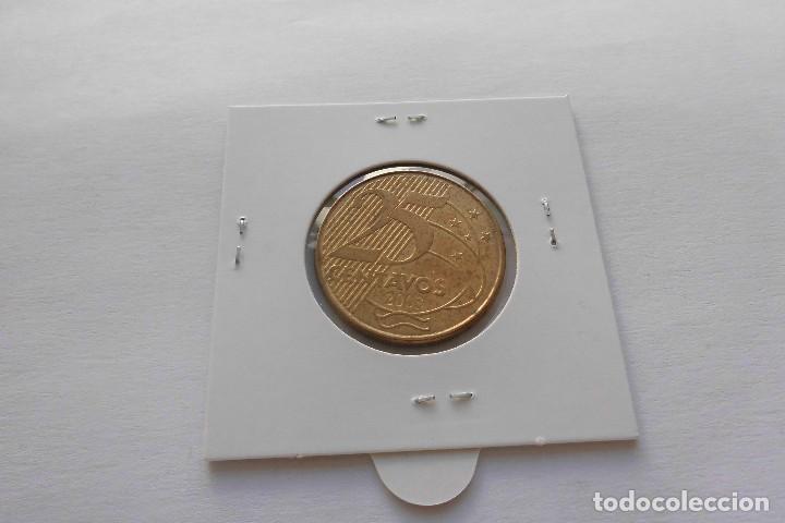 Monedas antiguas de Am&eacute;rica: Brasil 25 Centavos 2003 - Foto 2