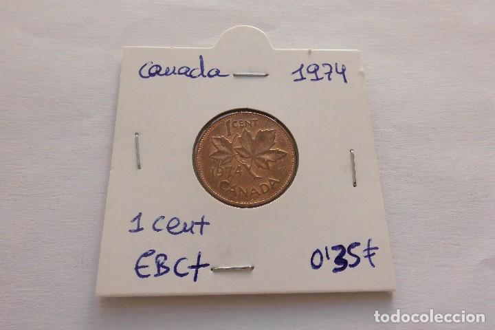 Monedas antiguas de Am&eacute;rica: Canada 1 Cent 1974 - Foto 1