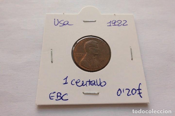 Monedas antiguas de Am&eacute;rica: Usa 1 centavo 1982 - Foto 1