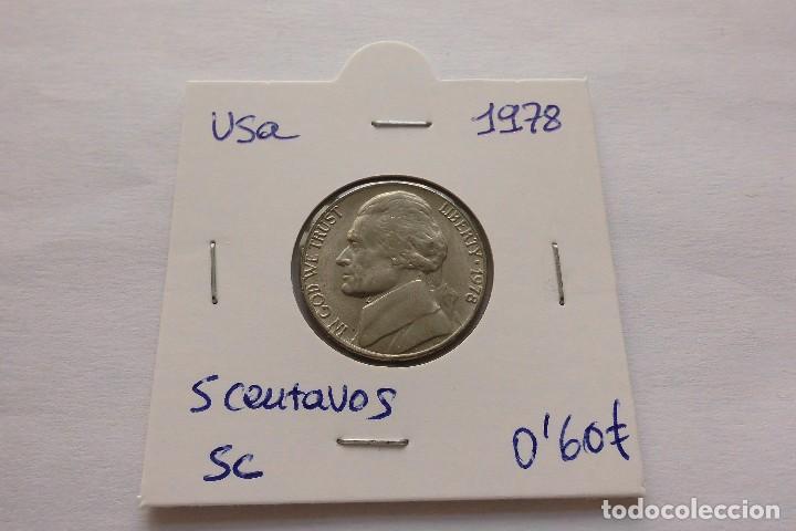 Monedas antiguas de Am&eacute;rica: Usa 5 centavos 1978 SC - Foto 1