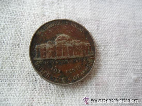 Monedas antiguas de Am&eacute;rica: MONEDA DE 5 CENTAVOS 1946 USA - Foto 2