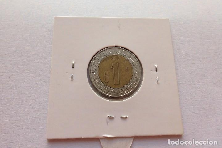 Monedas antiguas de Am&eacute;rica: Mexico 1 Peso 2007 - Foto 2