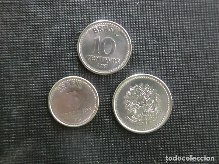 Monedas antiguas de Am&eacute;rica: ESPL&Eacute;NDIDA SERIE SIN CIRCULAR DE BRASIL - Foto 1