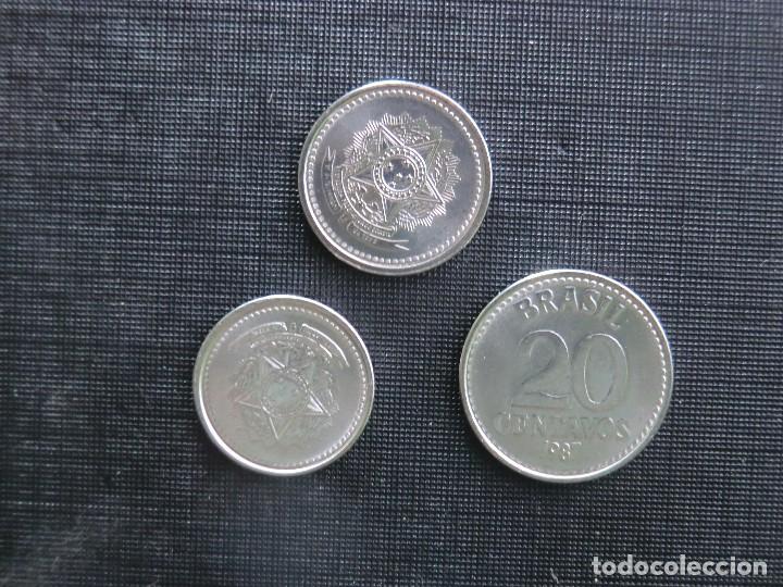 Monedas antiguas de Am&eacute;rica: ESPL&Eacute;NDIDA SERIE SIN CIRCULAR DE BRASIL - Foto 2
