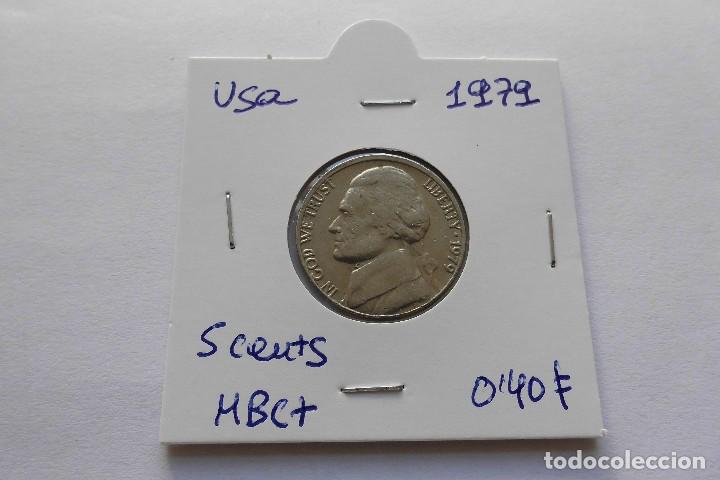 Monedas antiguas de Am&eacute;rica: Usa 5 centavos 1979 - Foto 1