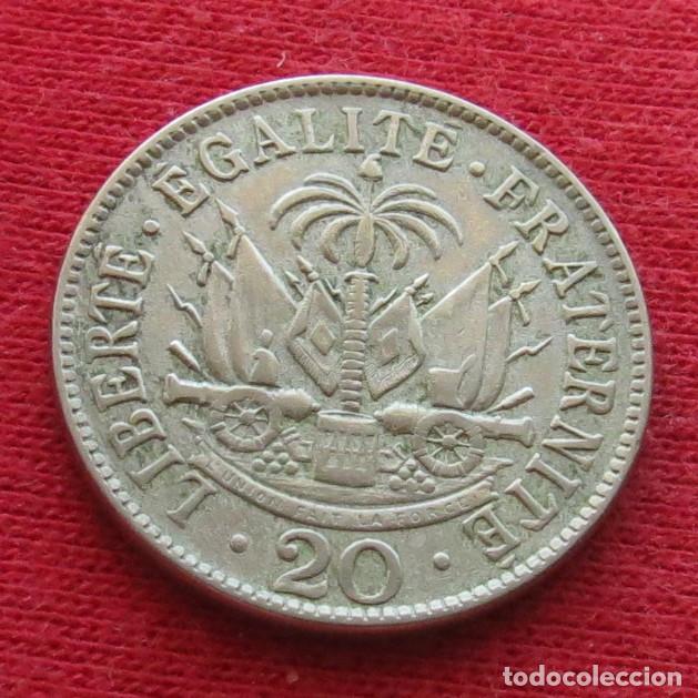 Monedas antiguas de Am&eacute;rica: Haiti 20 centavos 1907 - Foto 2