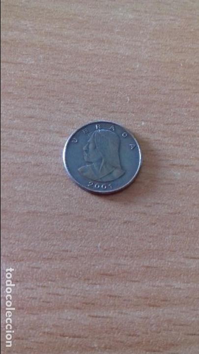 Monedas antiguas de Am&eacute;rica: Moneda de 1 cent&eacute;simo de Panam&aacute;. A&ntilde;o 2001. - Foto 1