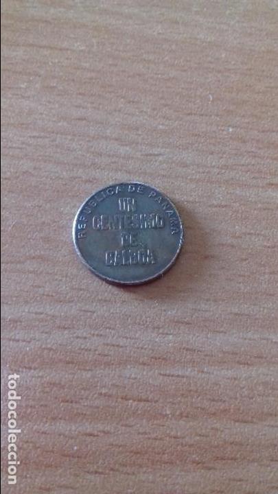 Monedas antiguas de Am&eacute;rica: Moneda de 1 cent&eacute;simo de Panam&aacute;. A&ntilde;o 2001. - Foto 2