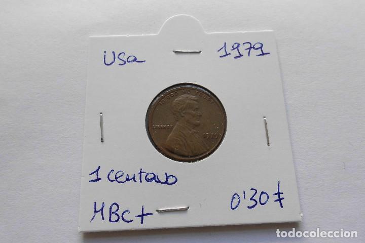 Monedas antiguas de Am&eacute;rica: Usa 1 centavo 1979 - Foto 1