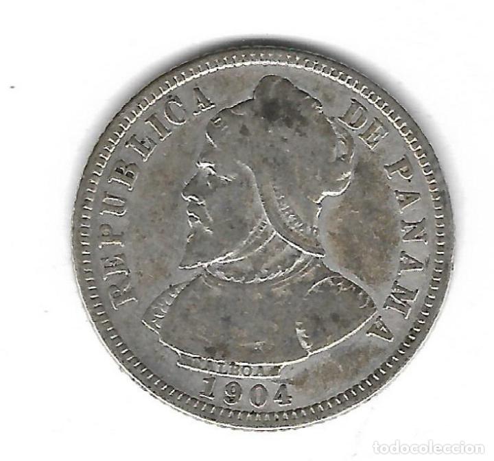 Monedas antiguas de Am&eacute;rica: MONEDA. PANAMA. 10 CENTESIMAS DE BALBOA. 1904. - Foto 1