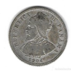 Monedas antiguas de América: MONEDA. PANAMA. 10 CENTESIMAS DE BALBOA. 1904.