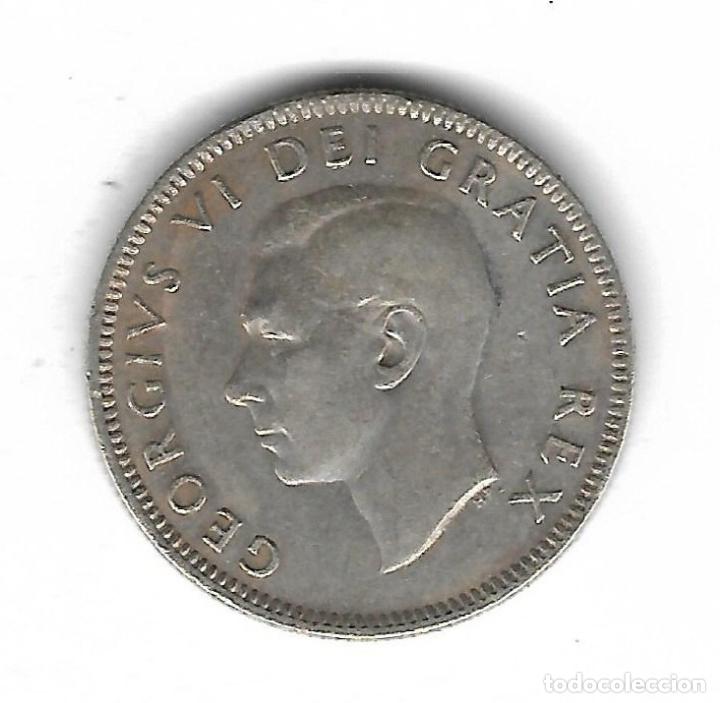 Monedas antiguas de Am&eacute;rica: MONEDA. CANADA. JORGE IV. 25 CENTIMOS. - Foto 1
