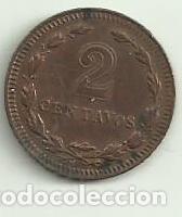 Monedas antiguas de Am&eacute;rica: MONEDA ARGENTINA 2 CENTAVOS 1947 - Foto 1